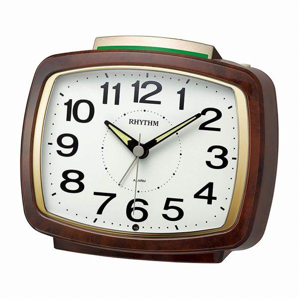 取寄品 正規品 RHYTHM リズム時計 8RA649SR23 暗所自動点灯機能付き ピュアライトR...