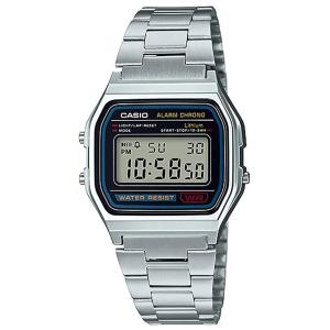 取寄品 正規品 CASIO腕時計 カシオ STANDARD チプカシ デジタル表示 長方形 カレンダー LEDライト A158WA-1J メンズ腕時計｜varioustyle
