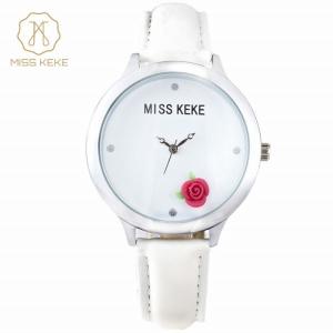 腕時計 レディース Miss Keke レディース腕時計 ケケ KK0014 シンプル バラ ファッションウォッチ 送料無料｜varioustyle