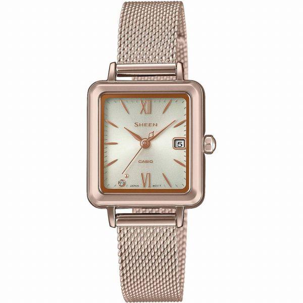 取寄品 正規品 CASIO腕時計 カシオ SHEEN シーン アナログ表示 ソーラー 日付カレンダー...