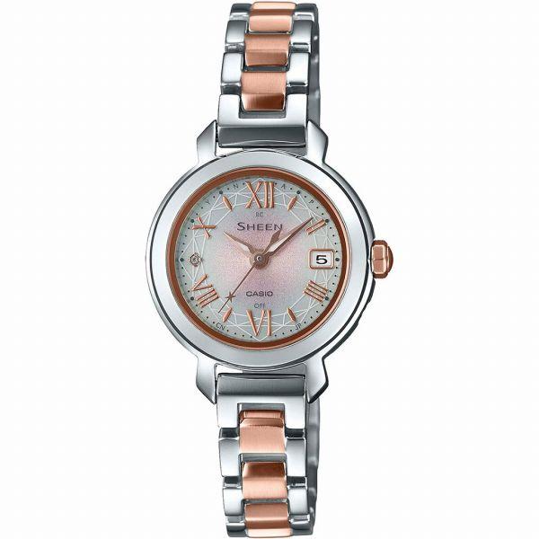 取寄品 正規品 CASIO腕時計 カシオ SHEEN シーン アナログ表示 ソーラー 日付カレンダー...