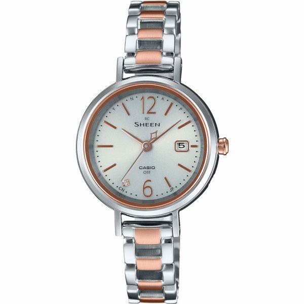 取寄品 正規品 CASIO腕時計 カシオ SHEEN シーン アナログ表示 ソーラー 日付カレンダー...