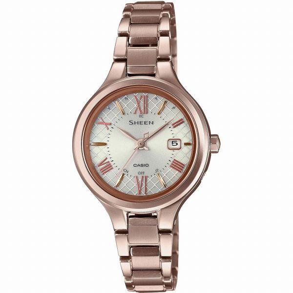取寄品 正規品 CASIO腕時計 カシオ SHEEN シーン アナログ表示 ソーラー 日付カレンダー...