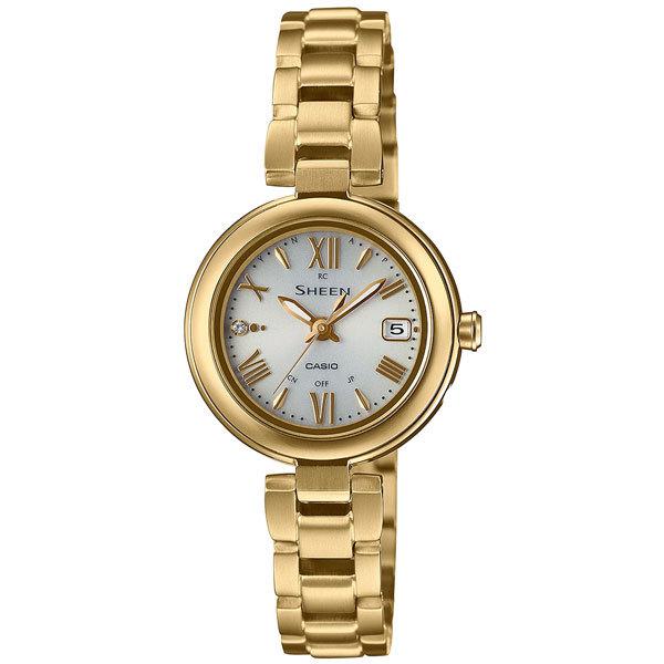取寄品 正規品 CASIO腕時計 カシオ SHEEN シーン アナログ表示 カレンダー ソーラー 丸...