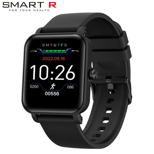 取寄品 正規品 SMART R スマート R スマートウォッチ GE-W107 ブラック 50104...