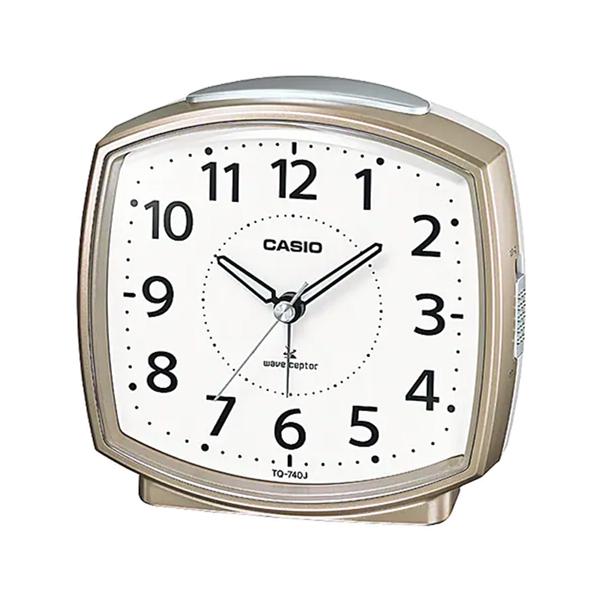 取寄品 正規品 CASIO時計 カシオ 置き時計 置時計 TQ-740J-9JF アナログ表示 電波...