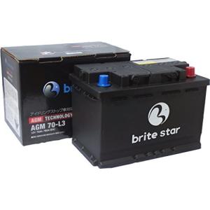 ブライトスター Brite Star バッテリー 輸入車用 AGM 70-L3 アイドリングストップ車、充電制御車対応｜vasques-battery