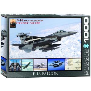 ジグソーパズル 1000ピース ユーログラフィックス F-16 Falcon 6000-4956｜vastforest