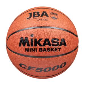 ミカサ(MIKASA) バスケットボール 5号 日本バスケットボール協会 検定球 (男子用・女子用・小学生) ミニバスケット 人工皮革 茶 CF500｜vastforest