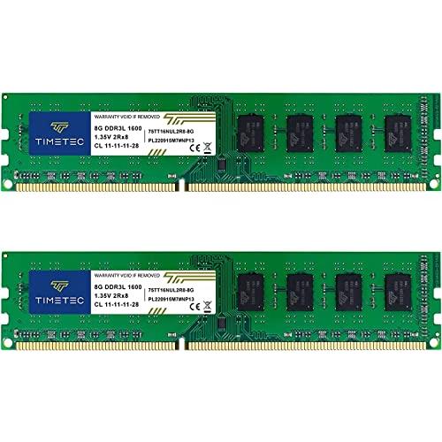 Timetec タイムテック デスクトップPC用メモリ DDR3L 1600MHz 8GB x 2枚...