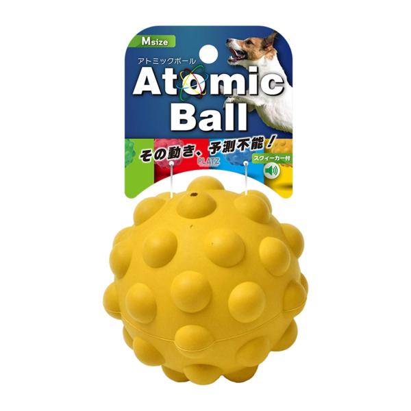 PLATZ PET SUPPLIES &amp; FUN 犬用おもちゃ アトミックボール Mサイズ オレンジ