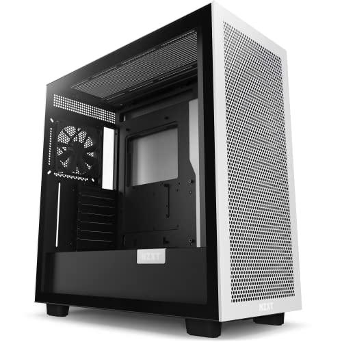 NZXT H7 Flow ミドルタワーPCケース [White&amp;Black] CM-H71FG-01...