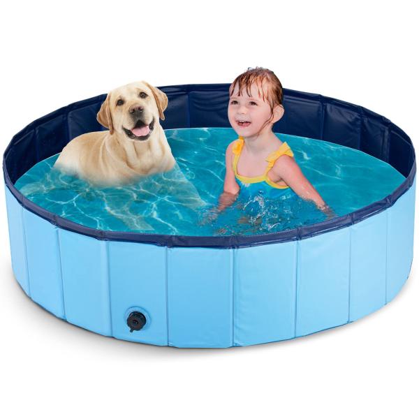 Ninonly プール 子供用 ペット用 犬用プール バスプール 頑丈設計 折りたたみ式 収納便利 ...