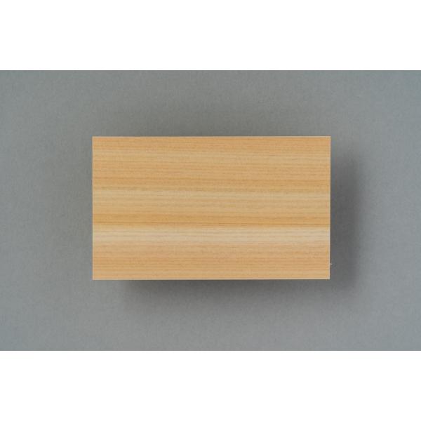 木のカード 無地 木製台紙 ヒノキ 両面木 まさ目 名刺サイズ… (40枚)