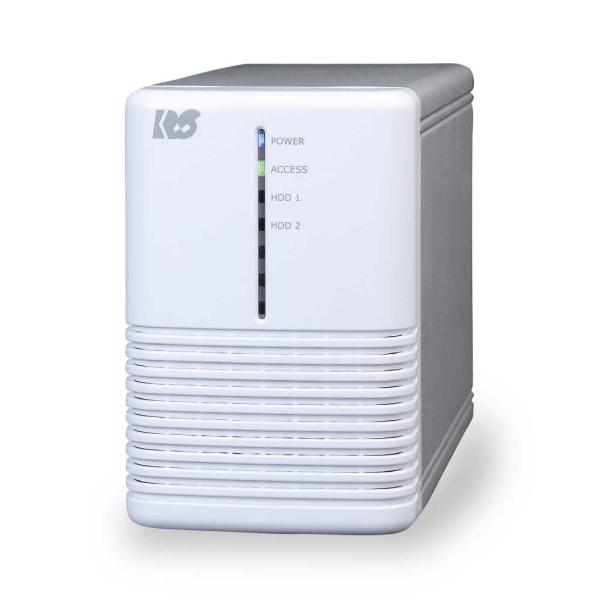 ラトックシステム USB3.0 RAIDケース (HDD2台用) ホワイトシルバー RS-EC32-...