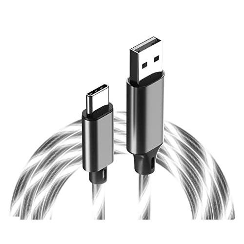 カシムラ ケーブル全体が鮮やかに発光して演出! 充電&amp;同期 USB-A⇔Type-Cケーブル 1.2...