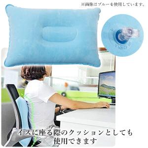 エアークッション グレー エアー枕 エアーピロ...の詳細画像3