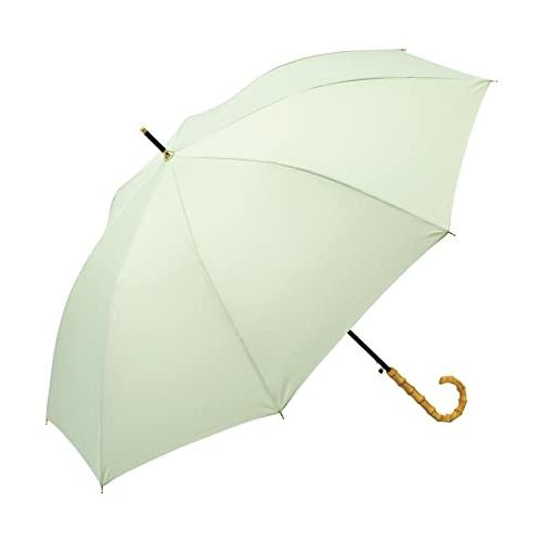 Wpc. 雨傘 ベーシックバンブージャンプアンブレラ ミント 長傘 63cm レディース 晴雨兼用 ...