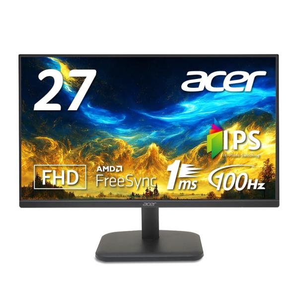 日本エイサー Acer スタンダードモニター 27インチ IPS フルHD 100Hz 1ms スピ...