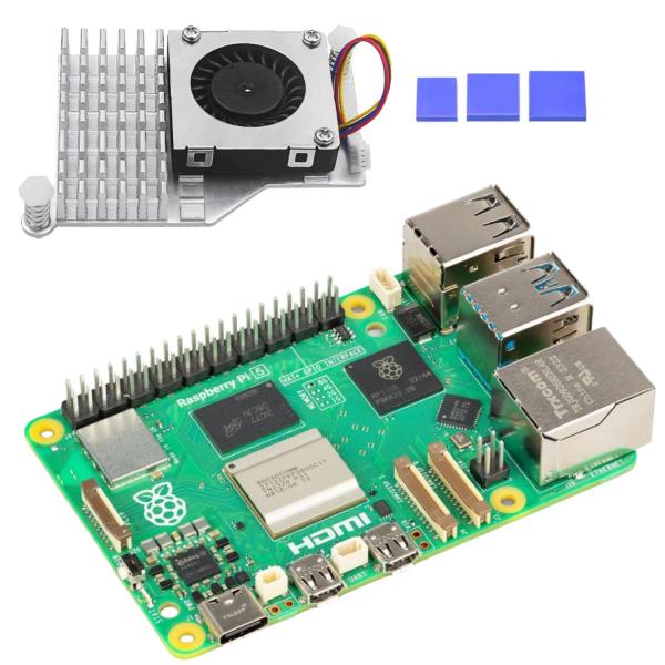 Raspberry Pi 5 8GB 技適対応品 ラズベリーパイ5 8gbボード+アクティブクーラー...