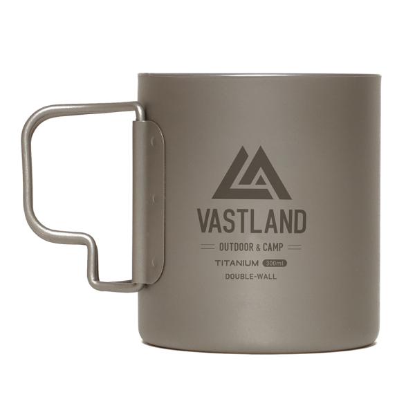 VASTLAND チタンマグカップ ダブル 300ml 爆買