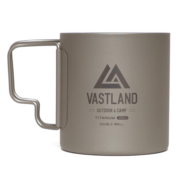 VASTLAND チタンマグカップ ダブル 450ml 爆買