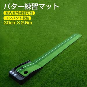 パターマット  ゴルフ 2.5m 3ホール ゴルフ練習 室内