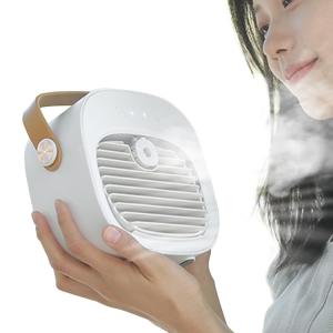 2024改良版 扇風機 冷風機 卓上 水冷式ファン 噴霧機能扇風機 加湿 ミニ扇風機 携帯扇風機 コンパクト 3段階風量調節 小型 夏 熱中症 暑さ対策