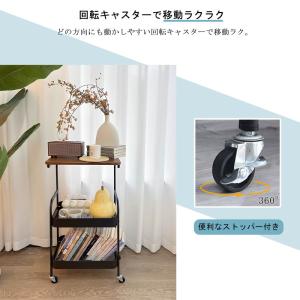 キッチンワゴン キャスター付き サイドテーブル...の詳細画像3