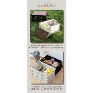 コンテナボックス 大型 屋外 折りたたみ 55...の詳細画像2