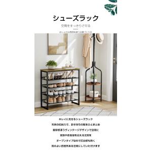 シューズラック スリム 5段 下駄箱 玄関収納...の詳細画像1
