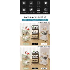 キッチンワゴン キャスター付き 折りたたみ ス...の詳細画像2