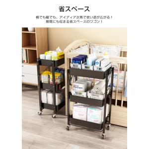 キッチンワゴン キャスター付き 折りたたみ ス...の詳細画像5