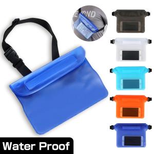 防水バッグ 防水ポーチ スマホ ウエストポーチ 防水 防塵 防水ケース iPhone Android 全機種対応 PVC素材 小物 収納 プール 海 アウトドア 登山 旅行 ベルト調整
