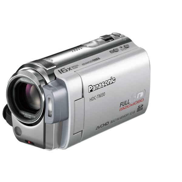 パナソニック デジタルハイビジョンビデオカメラ プラチナシルバー HDC-TM30-S