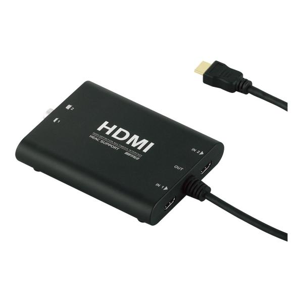 iBUFFALO HDMI切替器HEAC対応2ポートBSAK202