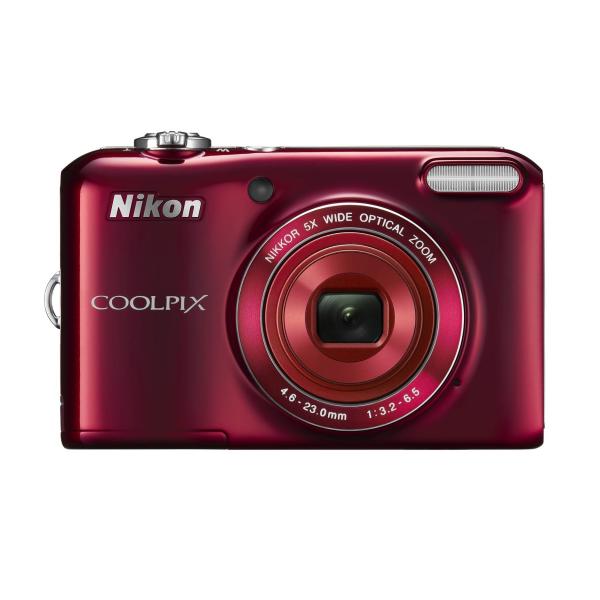 Nikon デジタルカメラ COOLPIX L28 有効画素数2005万画素 単3乾電池対応 レッド...