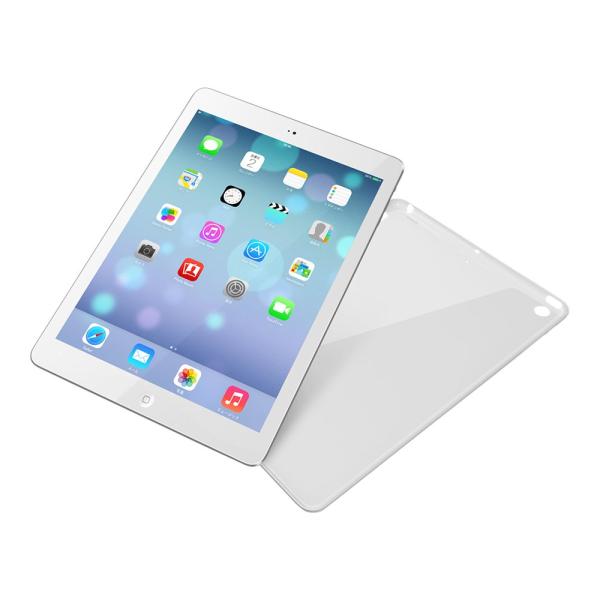 iBUFFALO iPad Air専用 らくらくハードケース 液晶保護フィルム付 ホワイト BSIP...