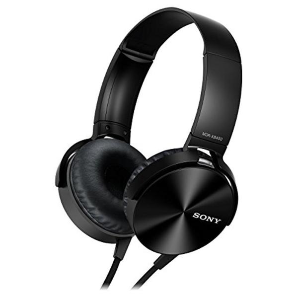 ソニー SONY ヘッドホン MDR-XB450 : 密閉型 折りたたみ式 ブラック MDR-XB4...