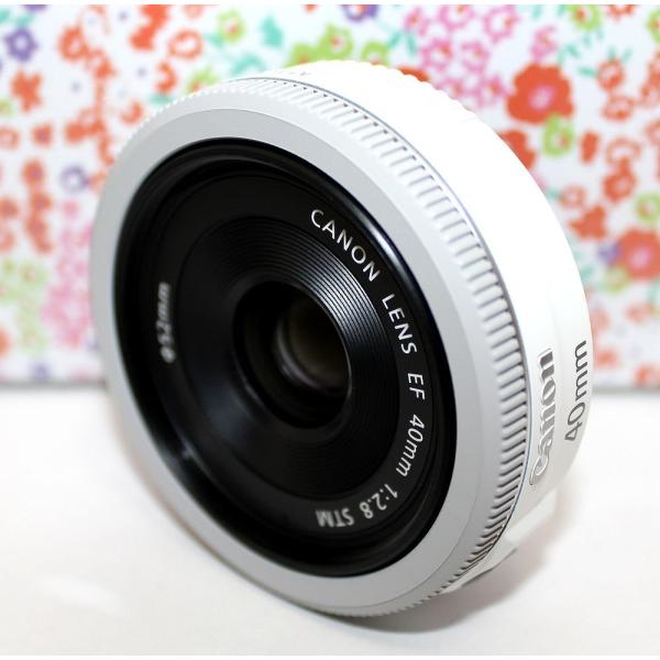 Canon 単焦点レンズ EF40mm F2.8 STM フルサイズ対応-White- [並行輸入品...