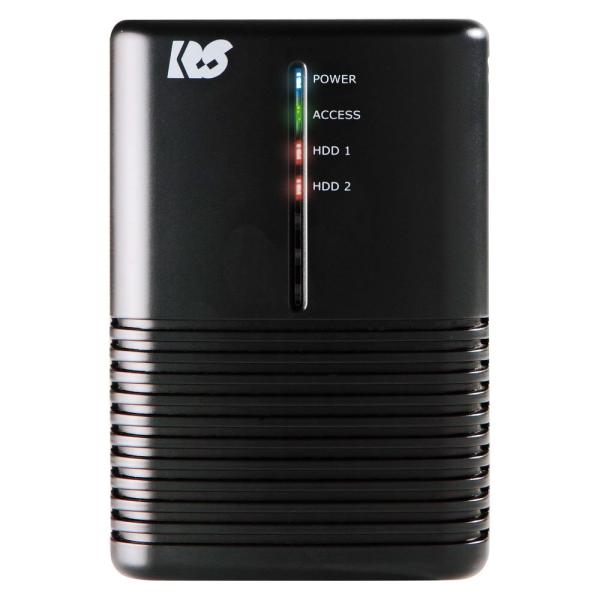 ラトックシステム USB3.0 RAIDケース (HDD2台用) ブラック RS-EC32-U3RX