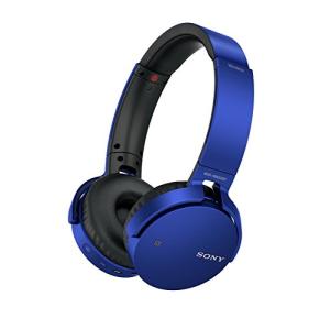 ソニー ワイヤレスヘッドホン 重低音モデル MDR-XB650BT : Bluetooth対応 折りたたみ式 ブルー MDR-XB650BT L ヘッドホン本体の商品画像