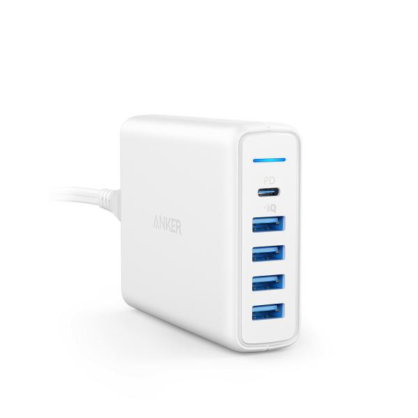 Anker PowerPort I PD - 1 PD &amp; 4 PowerIQ(Power Deli...