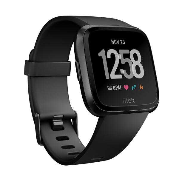 Fitbit Versa スマートウォッチ Black L/Sサイズ FB505GMBK-CJK