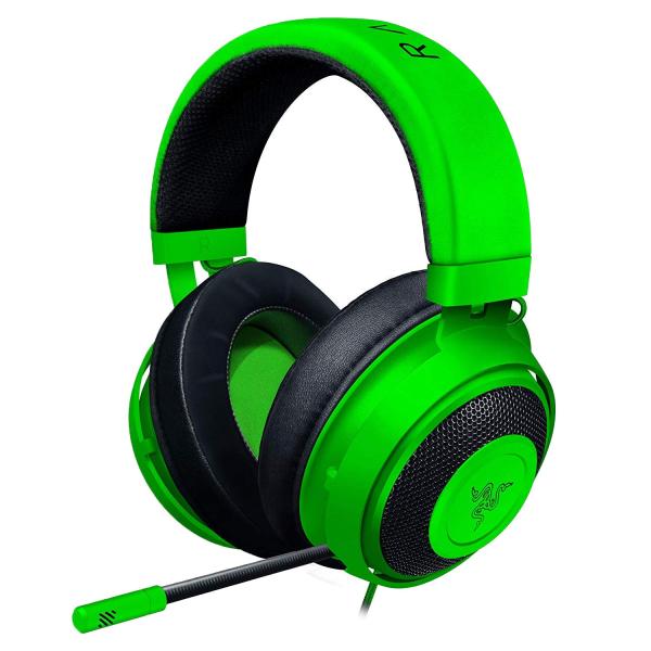 Razer Kraken Green ゲーミングヘッドセット + THX USBオーディオコントロー...