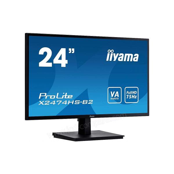 マウスコンピューター iiyama モニター ディスプレイ X2474HS-B2(23.6型/ホワイ...