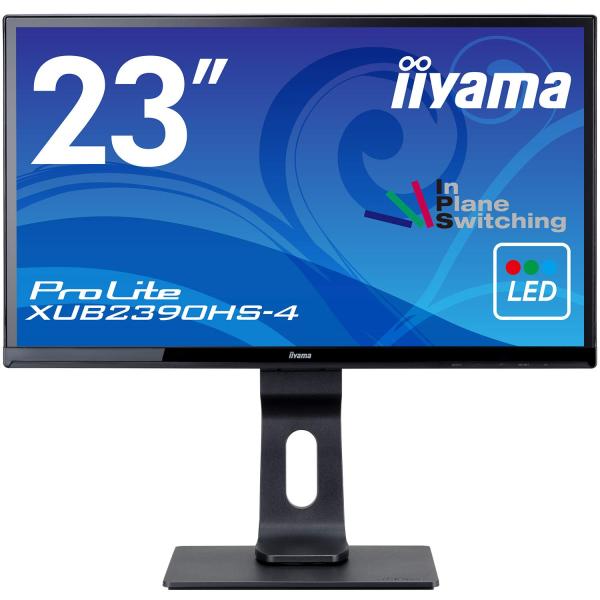 iiyama 23型ウルトラスリムラインフルHD液晶 (昇降/ピボット/スウィーベル/広視野角IPS...