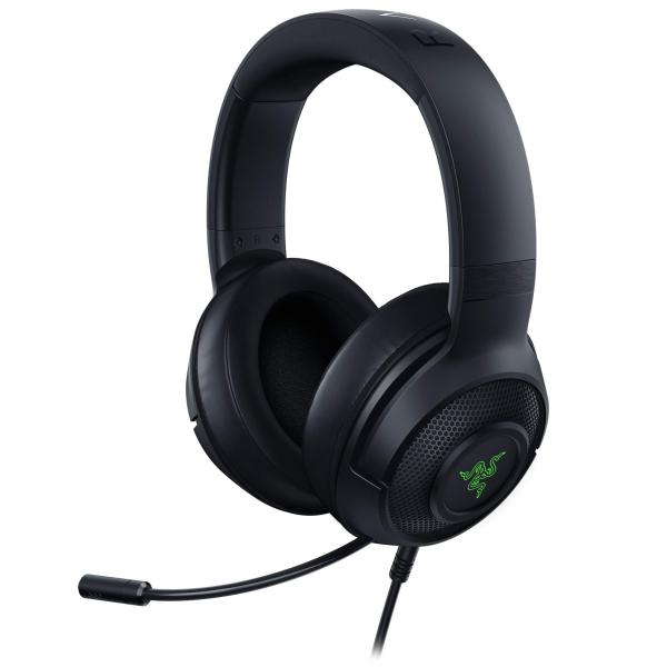 Razer Kraken X USB ゲーミングヘッドセット バーチャル7.1ch 軽量 ノイズキャ...