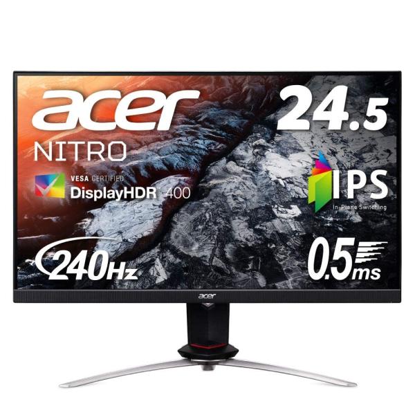 日本エイサー Acer ゲーミングモニター Nitro XV253QXbmiiprzx 24.5イン...