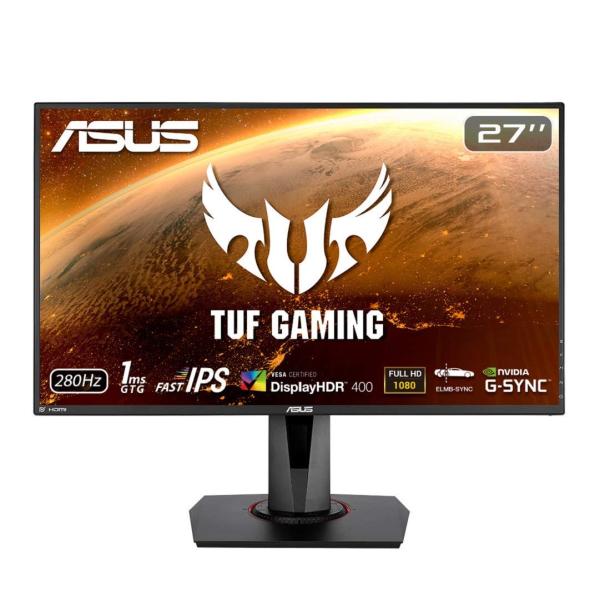 ASUS ゲーミングモニター TUF Gaming VG279QM 27インチ/フルHD/IPS/2...